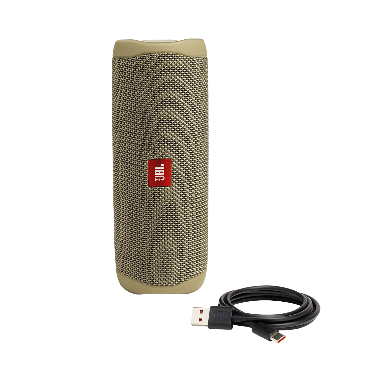 JBL Flip 5 - Sand - Portable Waterproof Speaker - Detailshot 1